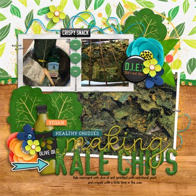 Making Kale Chips