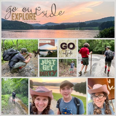 Hiking Camp Woodruff