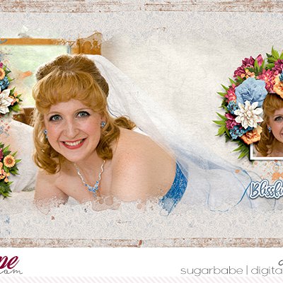 Blissful Beaming Bride