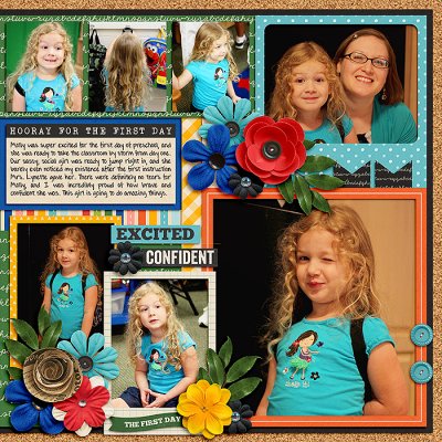 Molly's First Day of Preschool Right