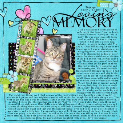 In Loving Memory