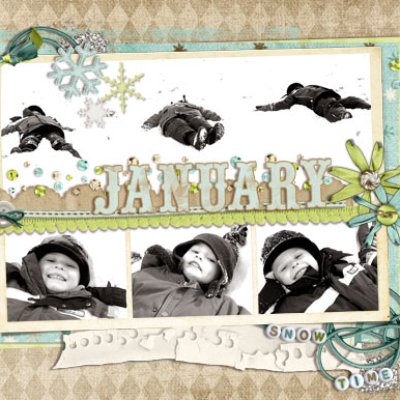 January Calendar page