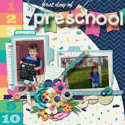 First Day of Preschool!