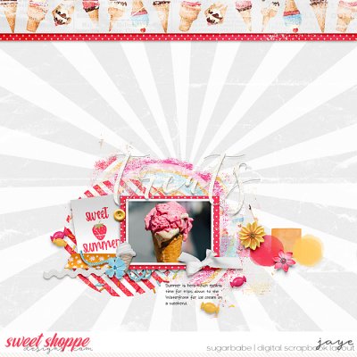 Summer Scrap-a-thon: July 4 -Fave Summer Food