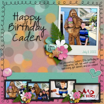 Happy Birthday Caden 22