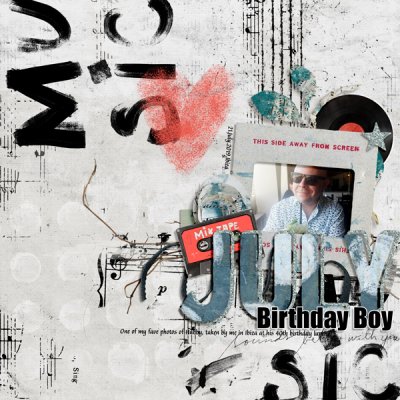 July 2022 - Scrapathon - 24July - July Birthday Boy