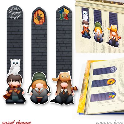 Hogwarts Gnomies - Magnetic Bookmark