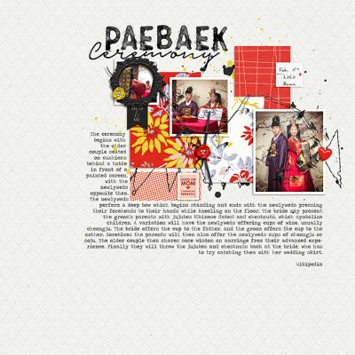 Paebeak - Korean After Wedding Ceremony