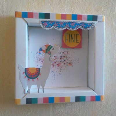 Hybrid decorated frame
