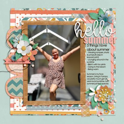 August 2022 - Scrapathon - 9Aug - Hello Summer