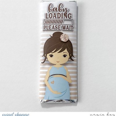 Baby Loading Candy Bar Wrapper