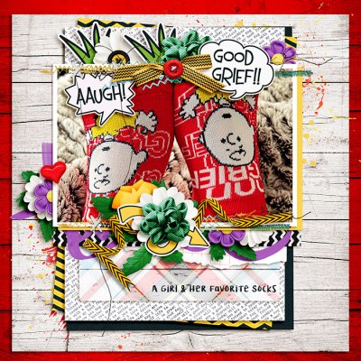 Summer Scrap-A-Thon: Aug 17 - Make A Page Inspired by A Sketch