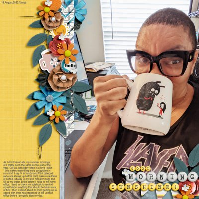 August 2022 - Scrapathon - 15Aug -  Good Morning Sunshine!