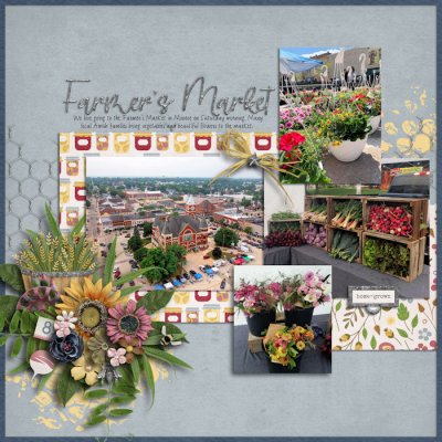 Summer Scrap A Thon July 11 - Garden
