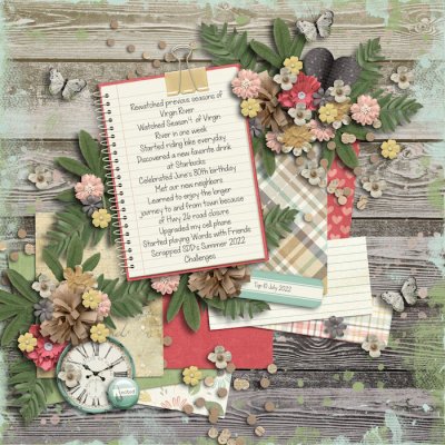 Summer Scrap A Thon August 25 - Best of Summer
