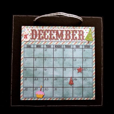 Hybrid Monthly Calendar