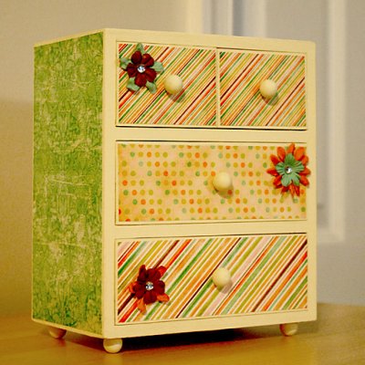 Altered Wood Dresser