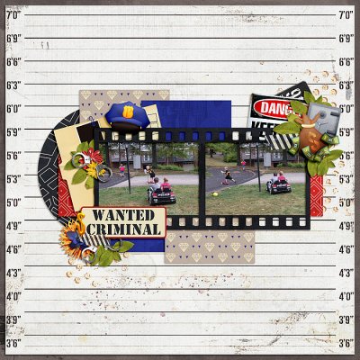 Power Wheel Police Hunt
