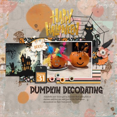 Pumpkin decorating