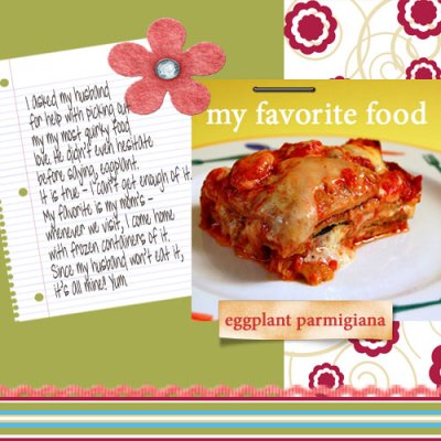 My Favorite Food: Eggplant Parmigiana