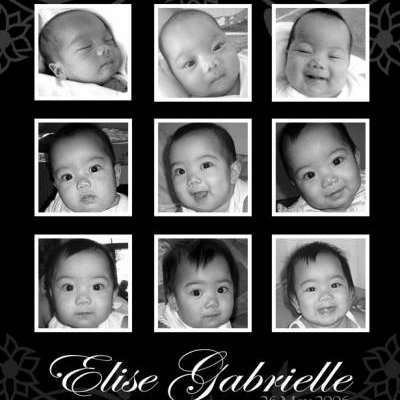 Elise Gabrielle: From Birth to Nine months