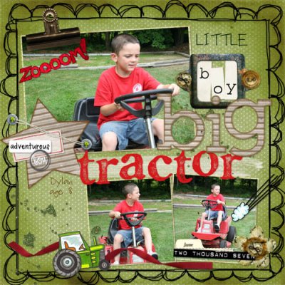 Little Boy Big Tractor