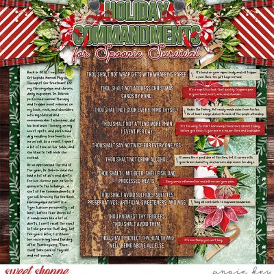 Holiday Commandments for Spoonie Survival