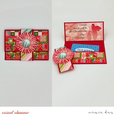 Sweet Shopping Gift Card Holder