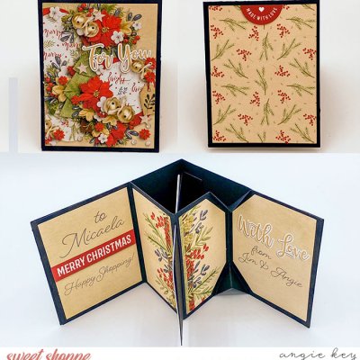 For You Pop-Up Christmas Gift Card Holder
