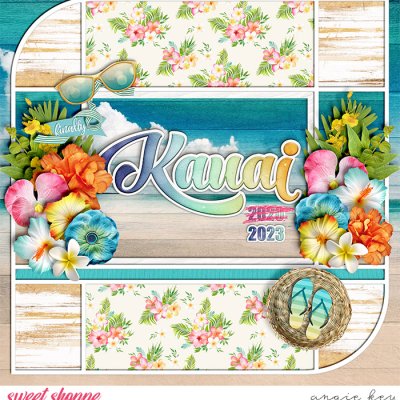 Kauai 2023 Album Cover & Title Page