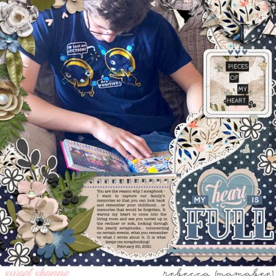 My heart is full scrapbook