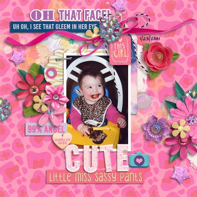 Cute & Sassy First Birthday Cupcake