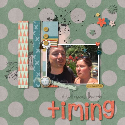 17th Birthday - Bad Photo Scrap Challenge
