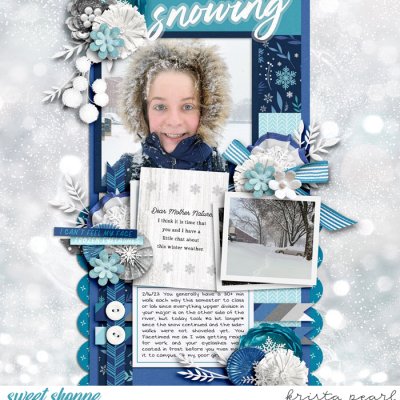 Snowing