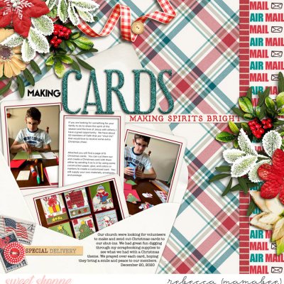 Making Cards Making spirits bright