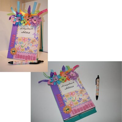 scrapbook idea notebook