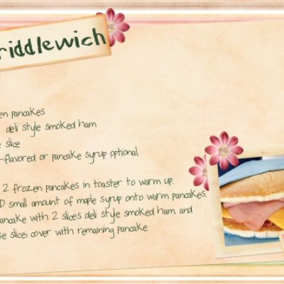 recipe- Griddlewich