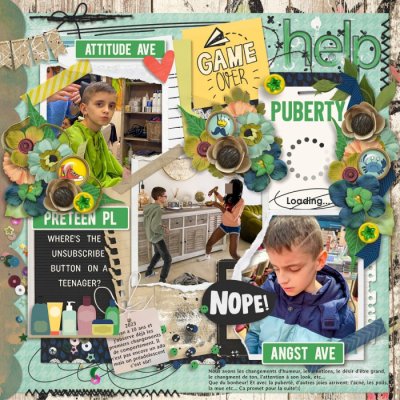 Preteen boy