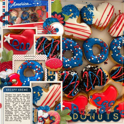 Patriotic Donuts