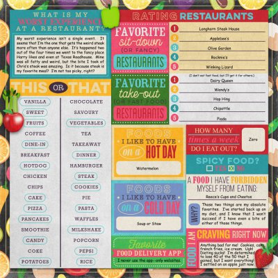 More Food Facts About Me