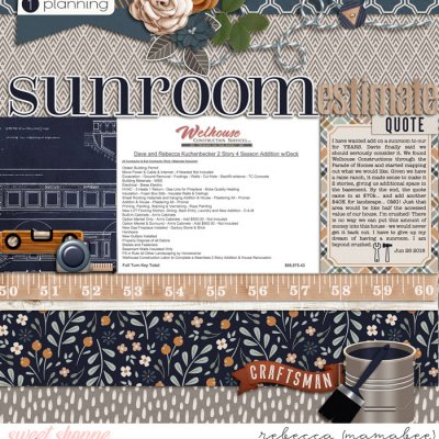 Sunroom estimate