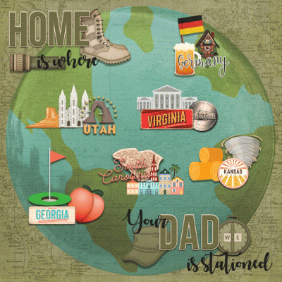 Home is here your Dad is Stationed