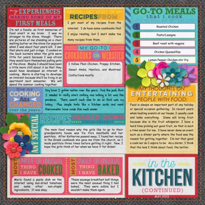 In the Kitchen continued