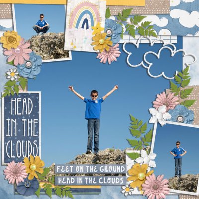 head in the clouds