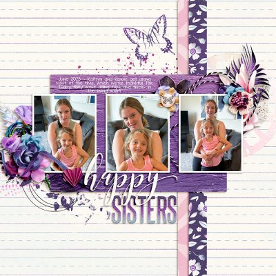 Happy sisters