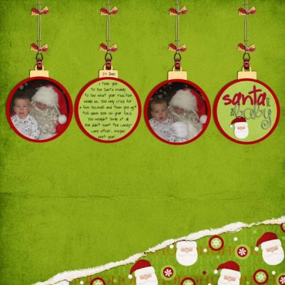 Santa and the Baby
