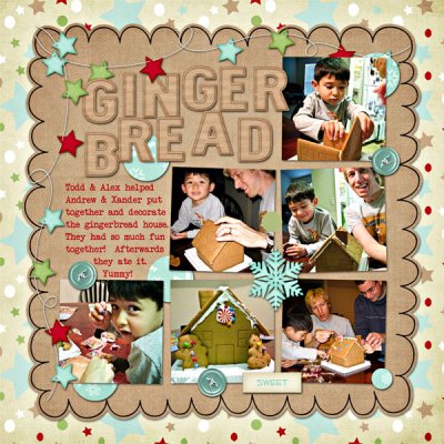 Gingerbread House - left side