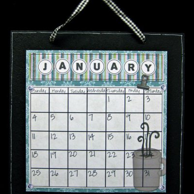 January Hybrid Calendar