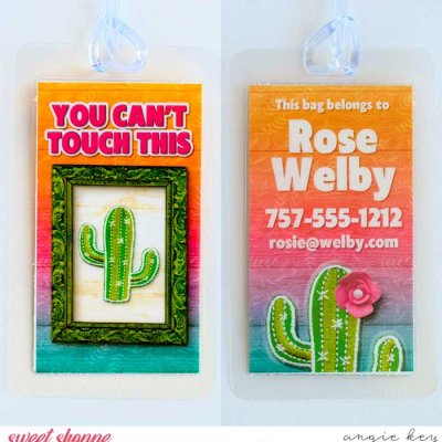 Cant Touch This Luggage Tag