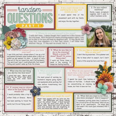 Random Questions Part 1